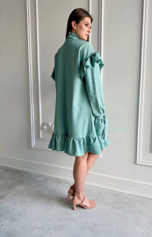 Платье AURA 3196-170 шалфей  фото 2