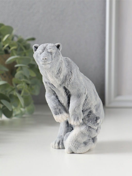 Сувенир "Медведица с медвежонком на задних лапах", 11см