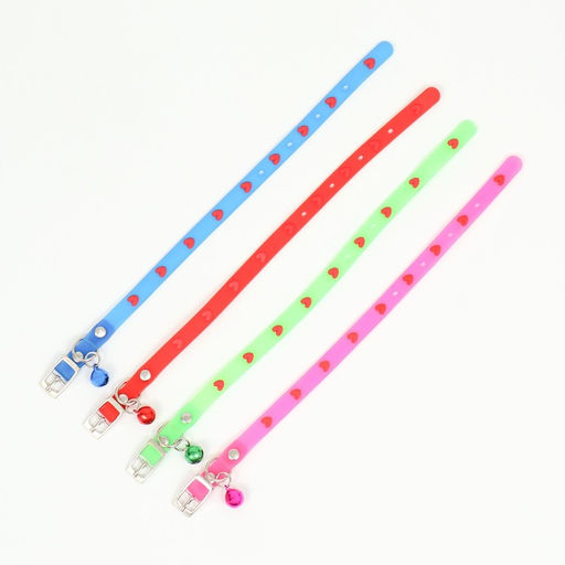 Ошейник из морозостойкого мягкого пластика Люблю сердечно, 30 х 1 см, микс цветов - Пижон фото 8