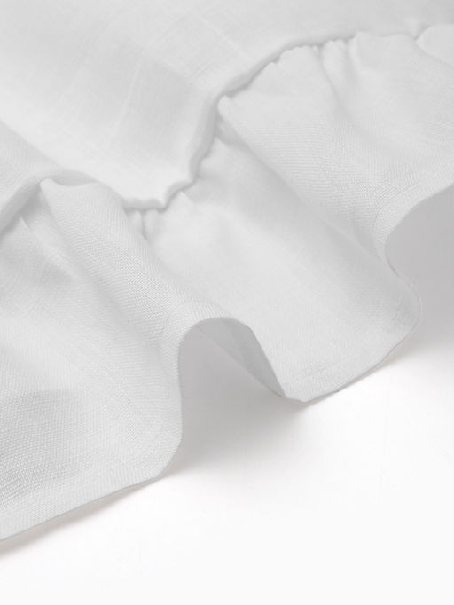 Скатерть «Этель» Ivory, 150×220+/-3 см, 100% лён, белая, 170 г/м²