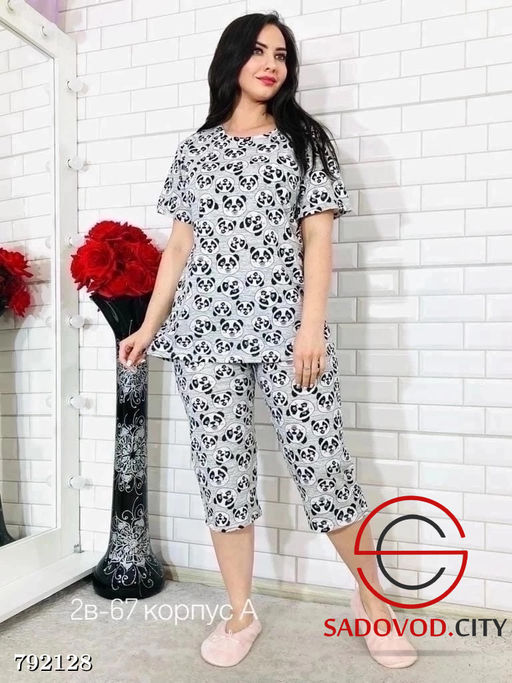 Пижама женская уютная хлопок