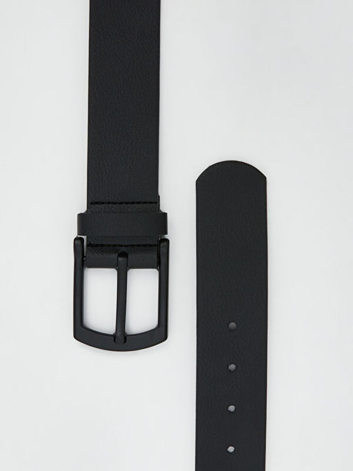 Deri G?r?n?ml? Erkek Kemer