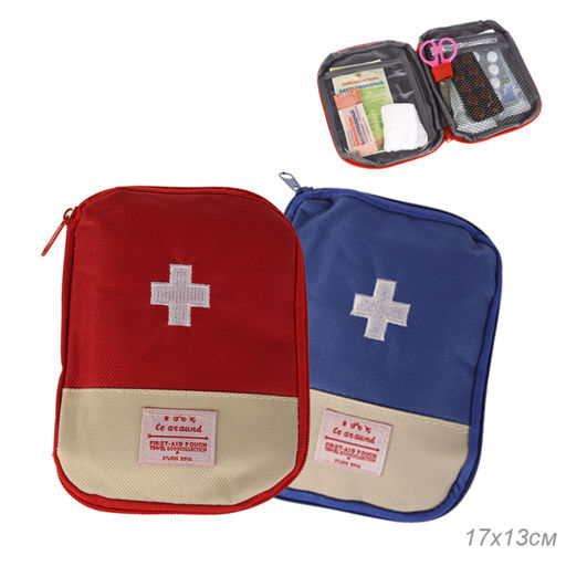 Косметичка аптечка 17х13 см КРАСНАЯ / GENA-17 /уп 200/ 690482