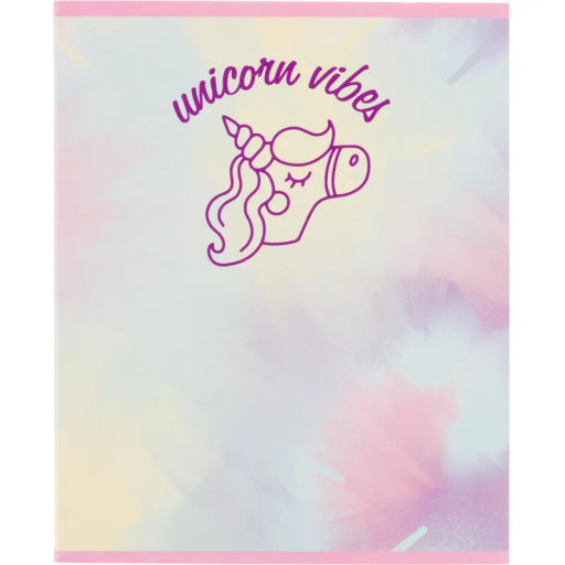 Цена за 2 шт. Тетрадь общая А5 48л Enjoy единорог,клет,скреп, ВД-лак