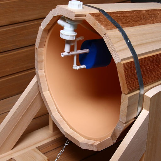 Обливное устройство для бани «Термо», 16 л, липа, пластиковая вставка