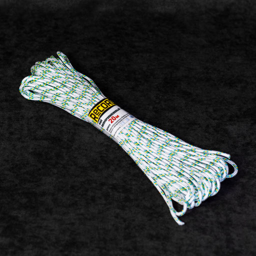 Шнур плетенный ПП D=2 с/с 16пр р/н 75кгс (20 м) (для сушилок лиан), арт. ПП16Н187*4