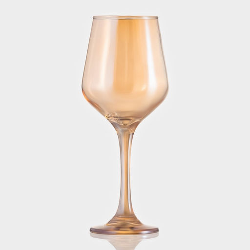 Бокал для вина «Кьянти», 400 мл, 8.5×22 см, стекло, золотистый