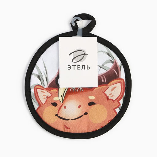 Прихватка Этель Счастья 17*17 см, 100% хлопок, саржа  фото 3