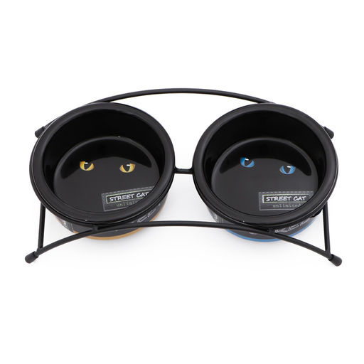 Миски керамические на подставке 2 х 250 мл - Пижон фото 2