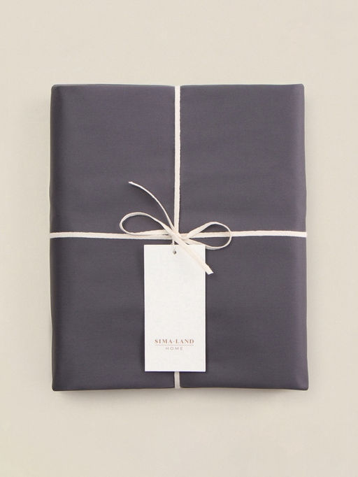 Пододеяльник 2-спальный SL Home Graphite, 200220 см, сатин - Sima-land home фото 4