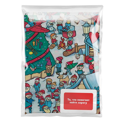 Новогодняя настольная игра Новый год: ОКАВОКА. Зимний город, 50 карт, 5+ - Лас играс фото 7