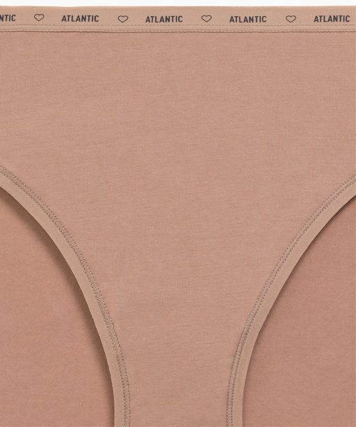ATLANTIC 3CLP-010 Трусы спорт с высокой посадкой Sport High Leg - набор (3 шт.) темный экрю + бежевый + темно-бежевый  фото 7