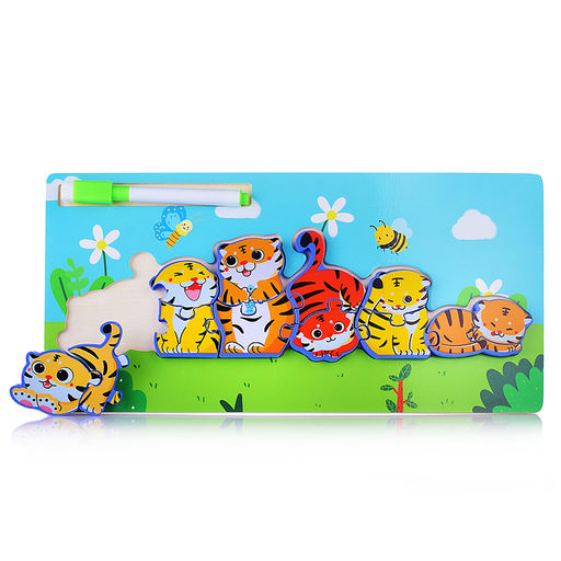 Пазл-вкладыш Тигрята - Щепочка фото 5