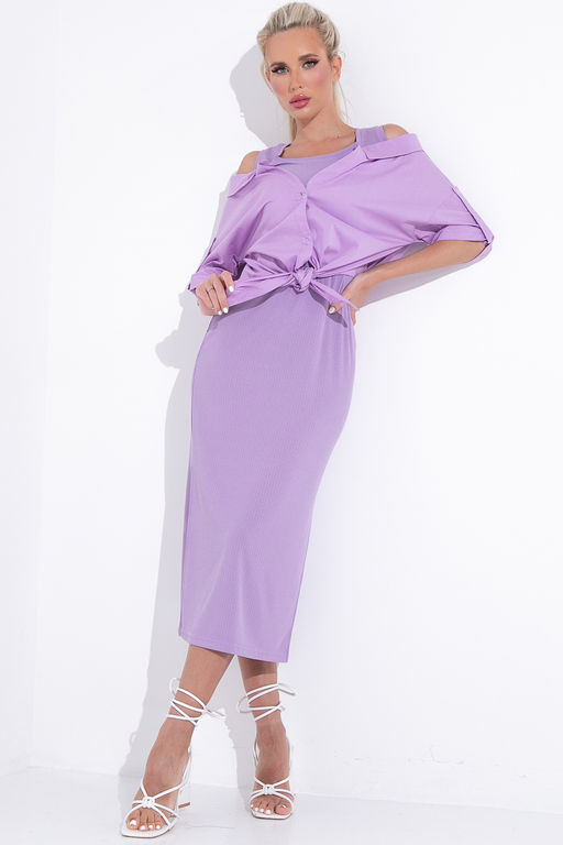 Платье Морской бриз (сирень) - Эльза фото 5