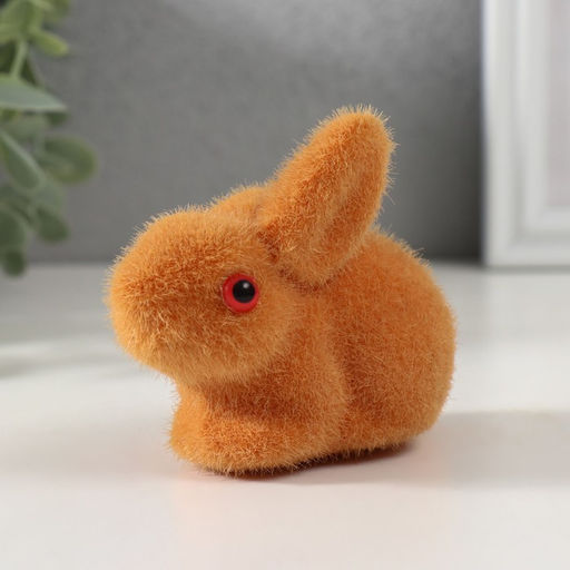 Фигурка пенопласт Зайка коричневый, 9.5?6?7 см