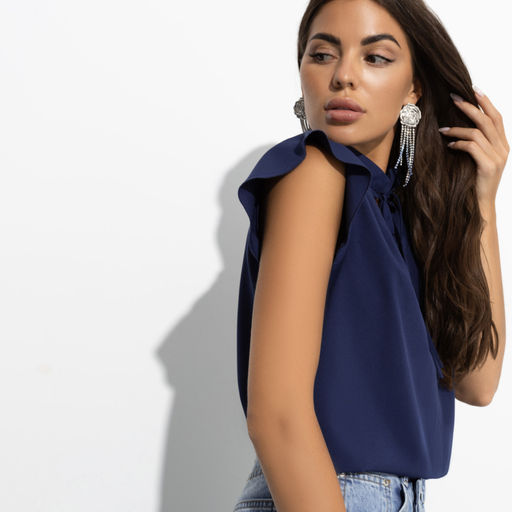 Блуза Свежая подборка (дарк блю) - Charutti фото 3