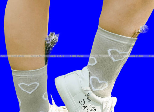 Цена за 10 пар. ЮстаТекс носки женские высокие 2с59 хлопок с лайкрой