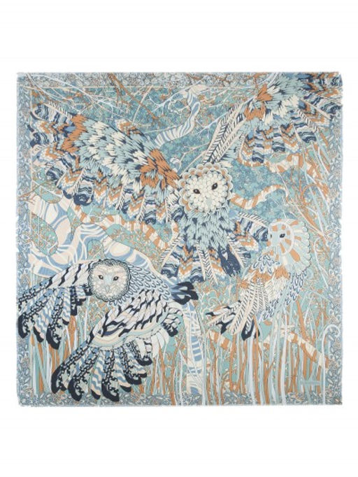 Платок жен. шелк+шерсть+мод 120х120 E16-8225-12 - Eleganzza фото 10