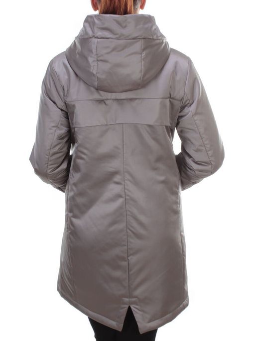 BM-929 GRAY Куртка демисезонная женская COSEEMI (100 гр. синтепон) - Фабричный китай фото 4