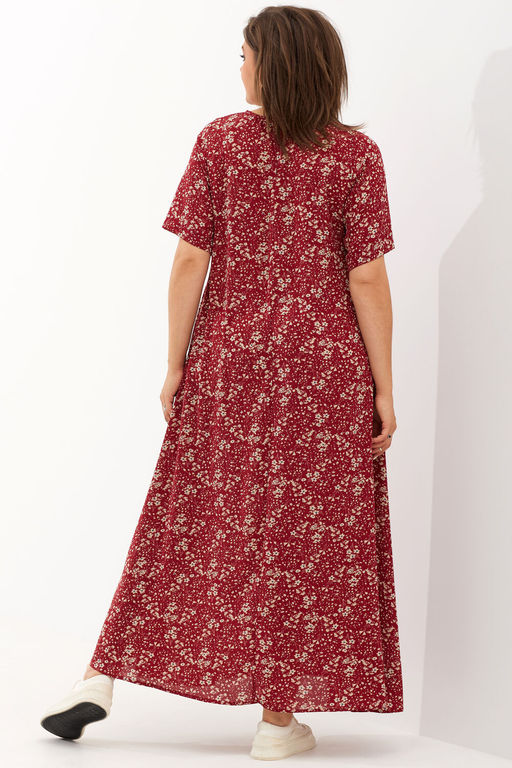 Платье BegiModa 1039 вино  фото 5