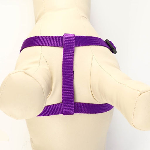 Комплект Базис, поводок 120 х 1,5 см, ОГ 32-46 см, фиолетовый - Пижон фото 5