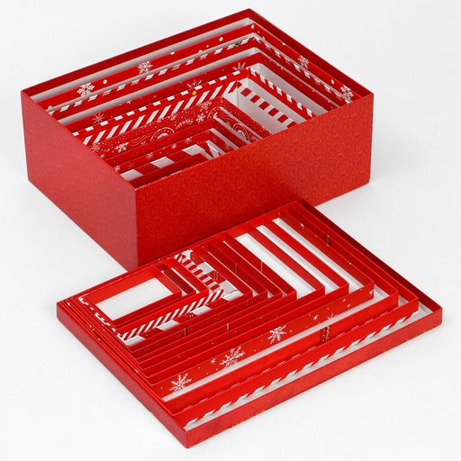 Набор коробок подарочных 15 в 1 Почта, 12 х 7 х 4 см - 46,6 х 35,2 х 17.5 см - Дарите счастье фото 22