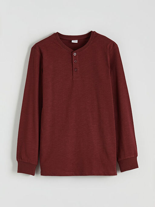 Bisiklet Yaka Erkek ?ocuk Pijama ?st