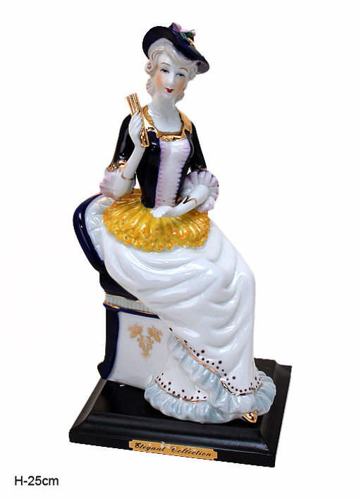 Статуэтка Дама 25 см / 0877 /уп 16/ - Галеонтрейд фото 5