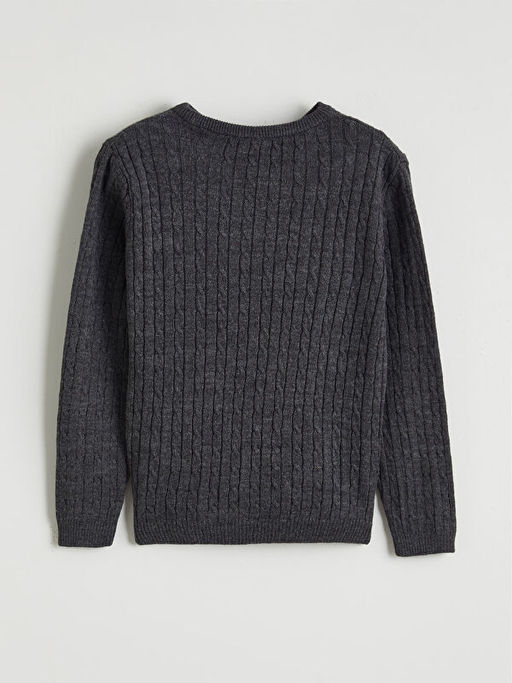 Bisiklet Yaka Erkek ?ocuk Triko Kazak