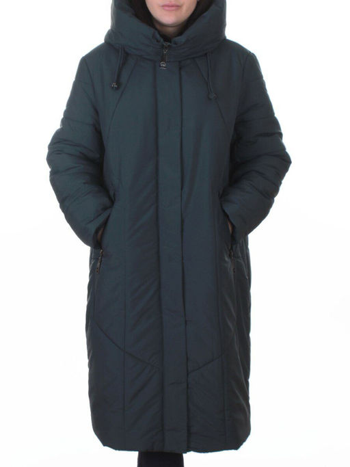 A615 AQUAMARINE Пальто зимнее женское (верблюжья шерсть, 120 гр. холлофайбер)