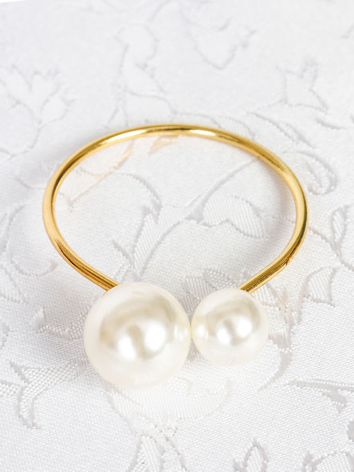 Кольца для салфеток 6 штук Бусины Золото / JG03 /уп 200/ - Галеонтрейд фото 8