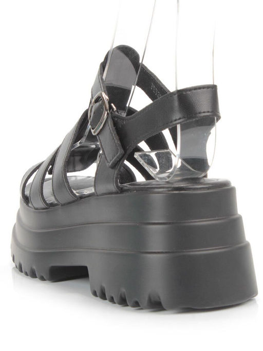 08-PEY337-2 BLACK Босоножки женские - Фабричный китай фото 6