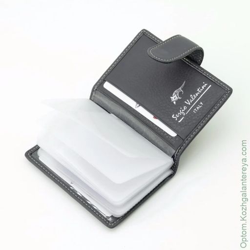 Женская кожаная визитница Sergio Valentini СВ 8031-010  фото 7