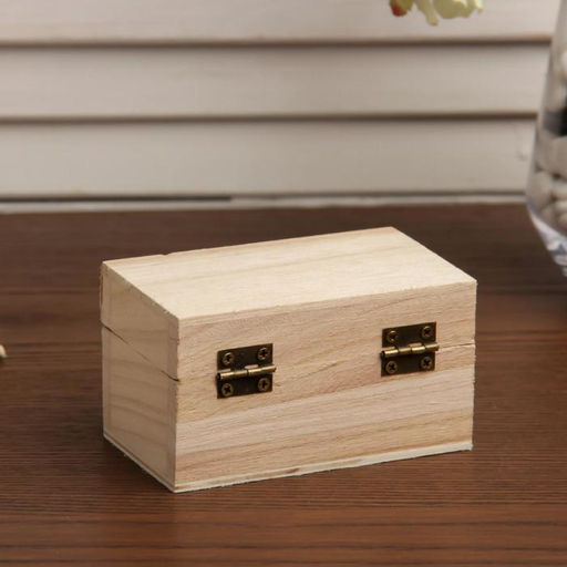 Цена за 12 шт. Шкатулка для росписи дерево «Прямоугольная», для творчества, декора, 5.5×10×6 см