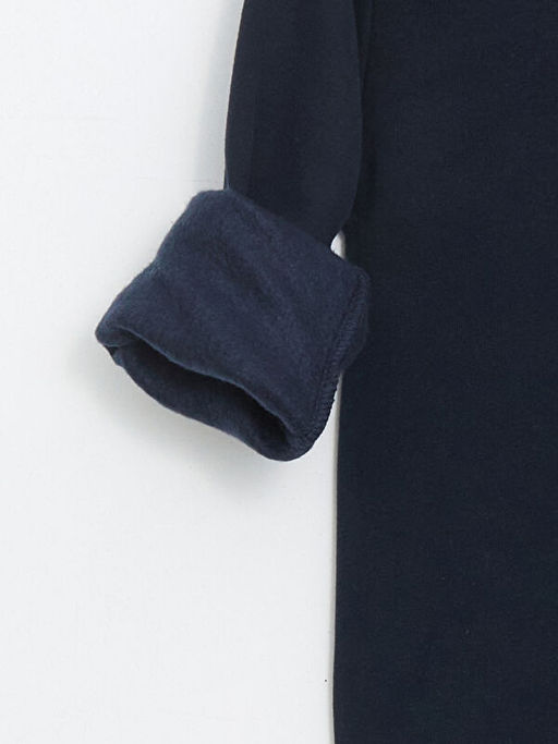 Yaz? Bask?l? Erkek ?ocuk Kal?n Sweatshirt