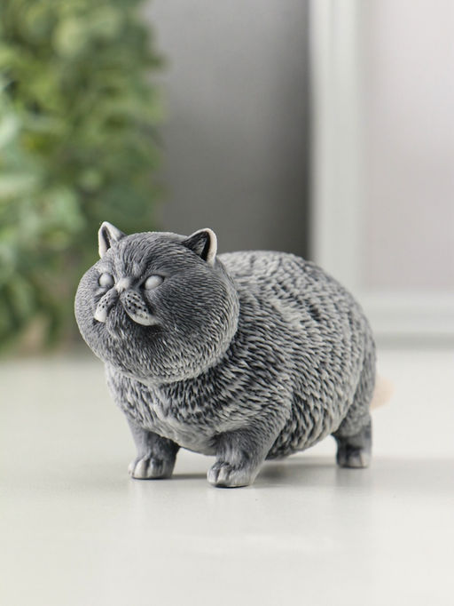 Сувенир "Кот толстый стоит" 5,5 см