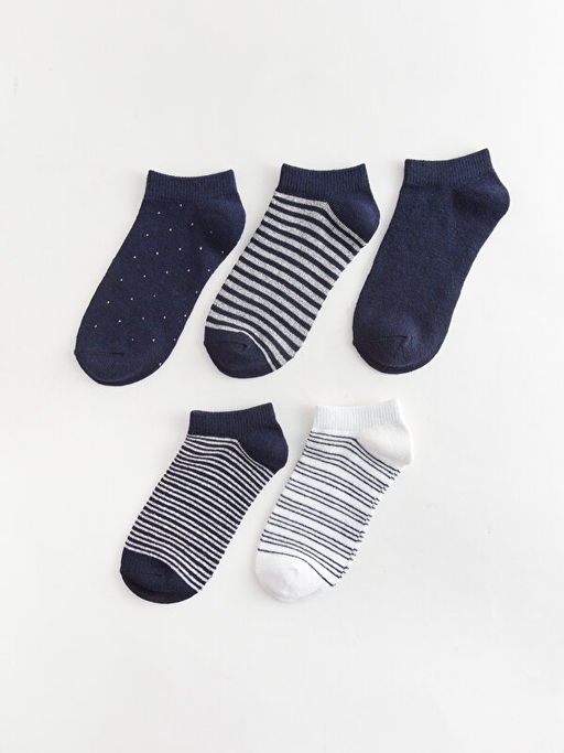 ?izgili Erkek ?ocuk Patik ?orap 5li