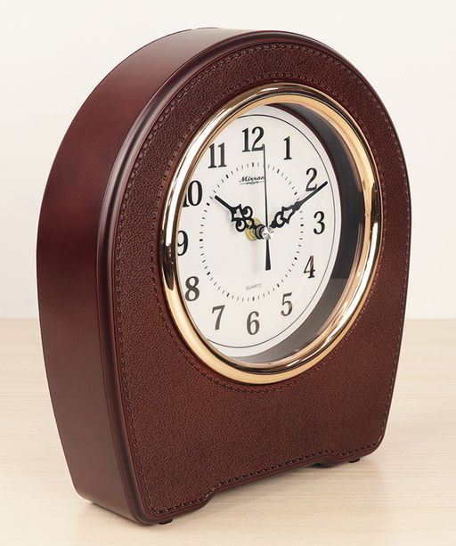 Настольные часы Mirron коричневые SN05ATDB