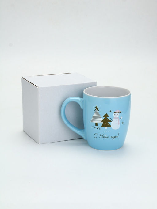 Кружка керамическая новогодняя С новым годом!, 690 мл