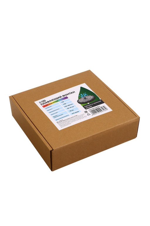 Фонтан на солнечной батарее,  h=0,55 метра, 180 л/ч, 7 Вт,  LED-подсветка, JT-180-26LED