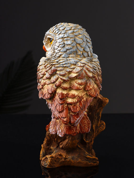Фигурка полистоун «Сова сипуха», 17.5×8×10 см