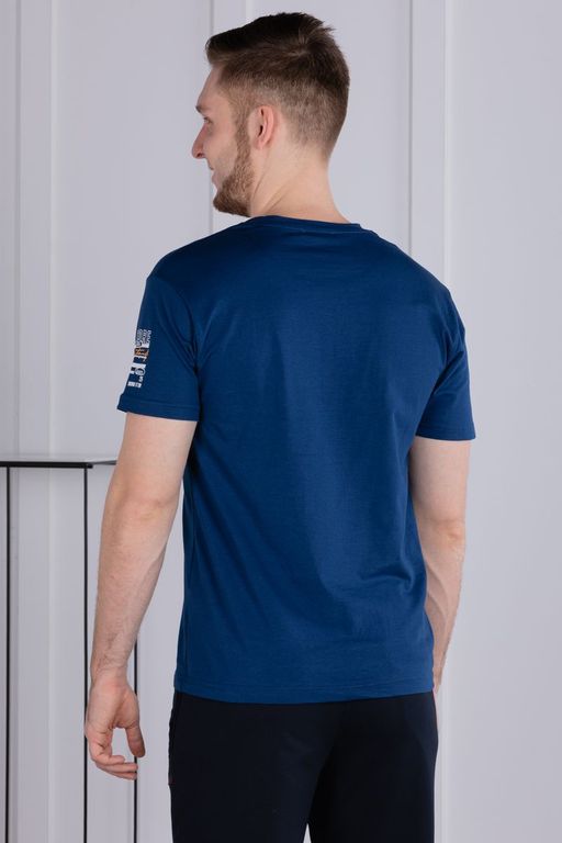 брюки спортивные 
 3.MMT003A-синий-тёмный - Iron man фото 6