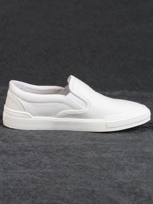 03-A69870-11-2 WHITE Полуботинки спортивные мужские (натуральная кожа)