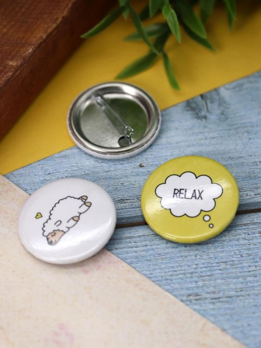 Набор значков 3 шт. iLikeGift "Relax"