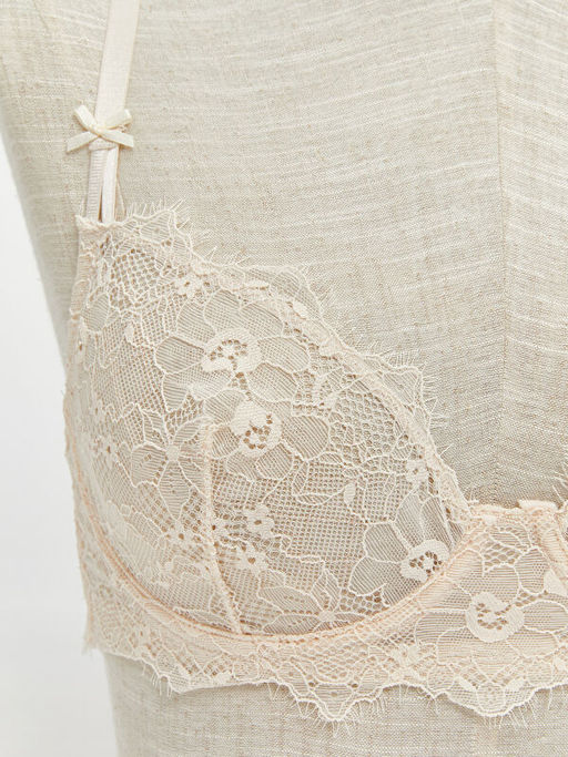 Balenli Dolgusuz Dantelli Fantezi Ti??rt S?tyen