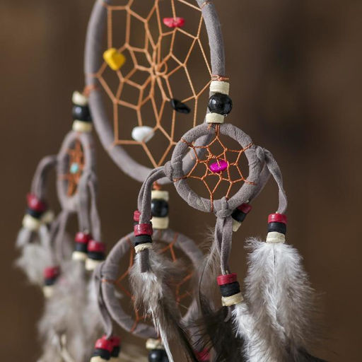 Ловец снов «Пять серых колец», 0.7×15×40 см