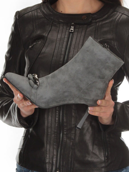 01-PCM343-6 DK. GRAY Ботинки демисезонные женские - No name фото 2