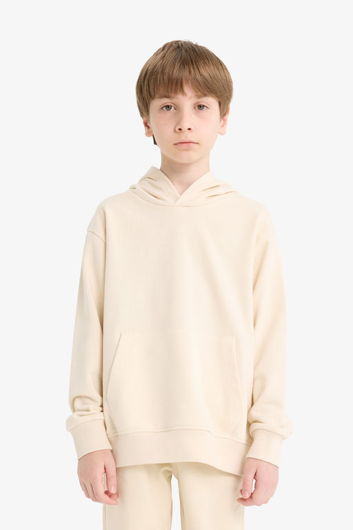 Basic D_z Kap__onlu Okul Sweatshirt Erkek _ocuk - Defacto фото 4
