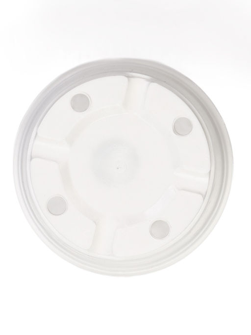 Горшок для цветов с поддоном 0,8 л, Белый