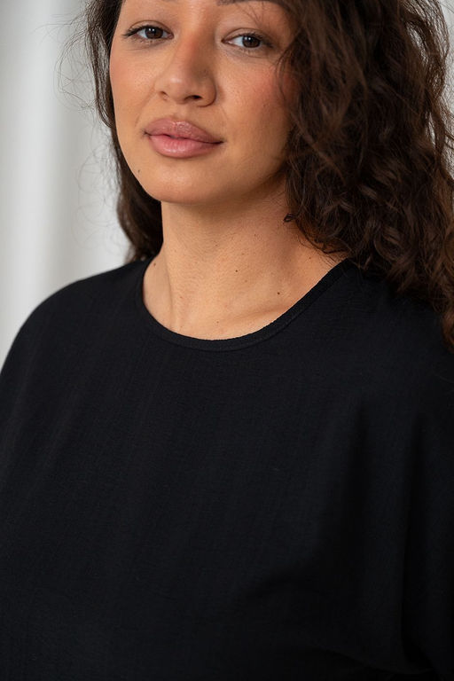 Блузка МД-249л черный